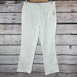 🏷NWT Good American Good Curve Straight Jeans Size 12/31 White Denim‎ Brand NEW!